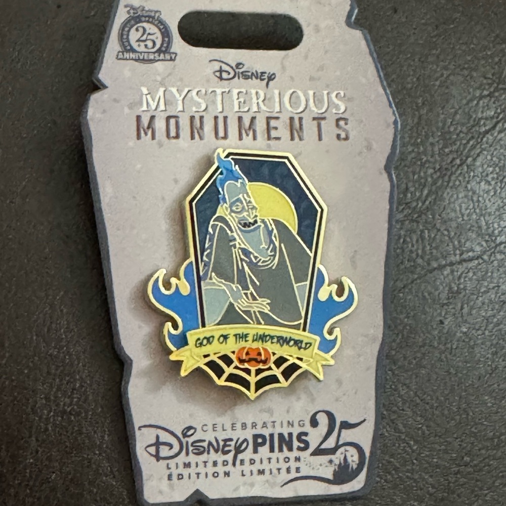 Disney Hades God of the Underworld Pin 2025 Mysterious Monuments